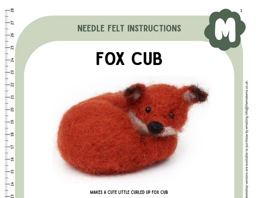 Fox Cub Instructions PDF - The Makerss
