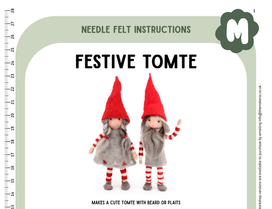 Festive Tomte Instructions PDF - The Makerss
