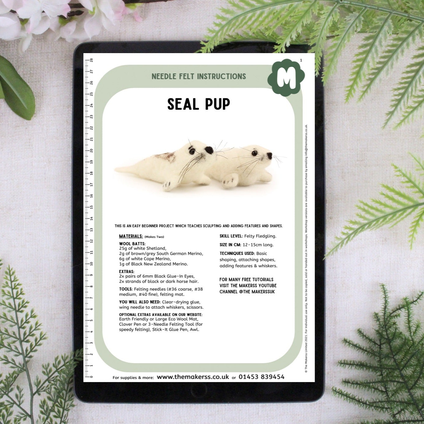 Seal Small Needle Felt Kit - The Makerss