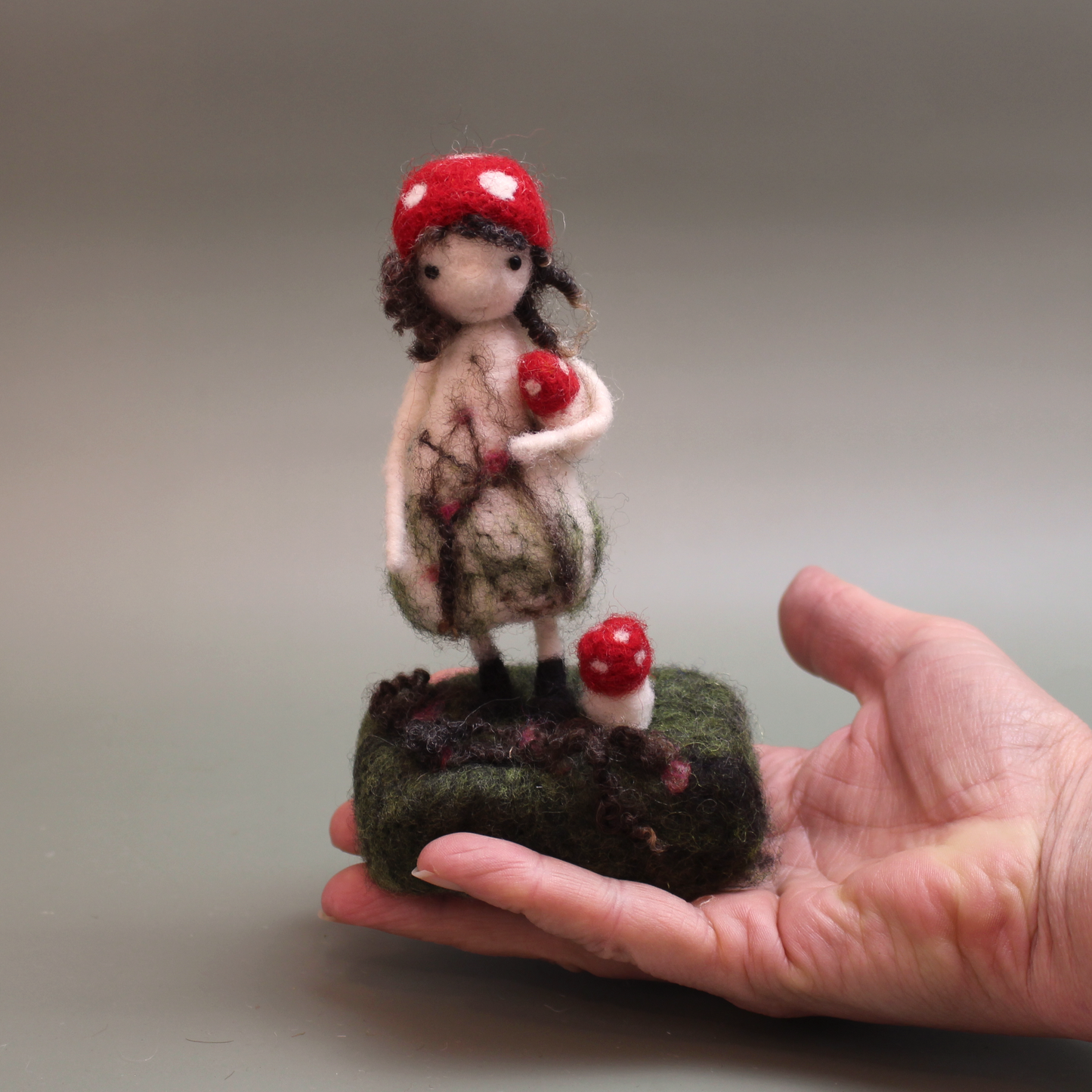 Toadstool Fairy Needle Felt Kit