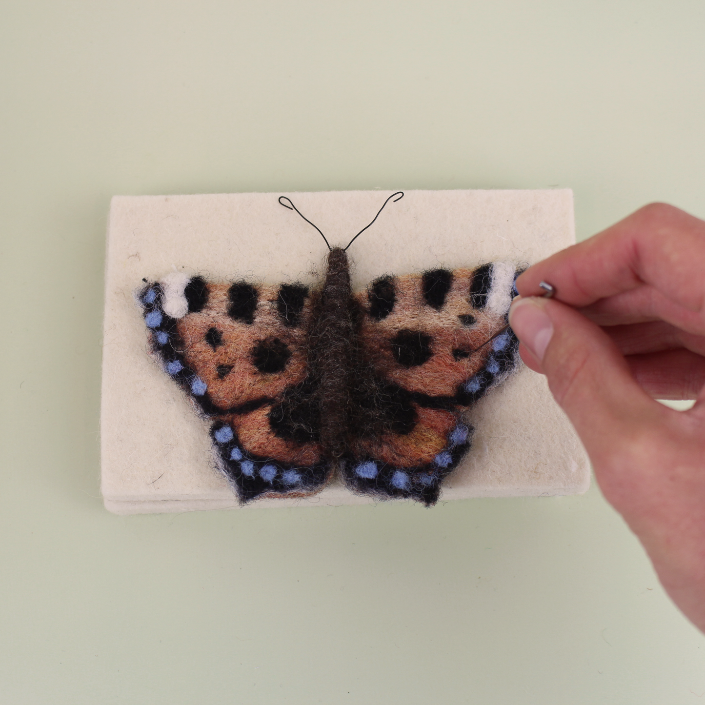 Tortoiseshell Butterfly Small Needle Felt Kit - The Makerss