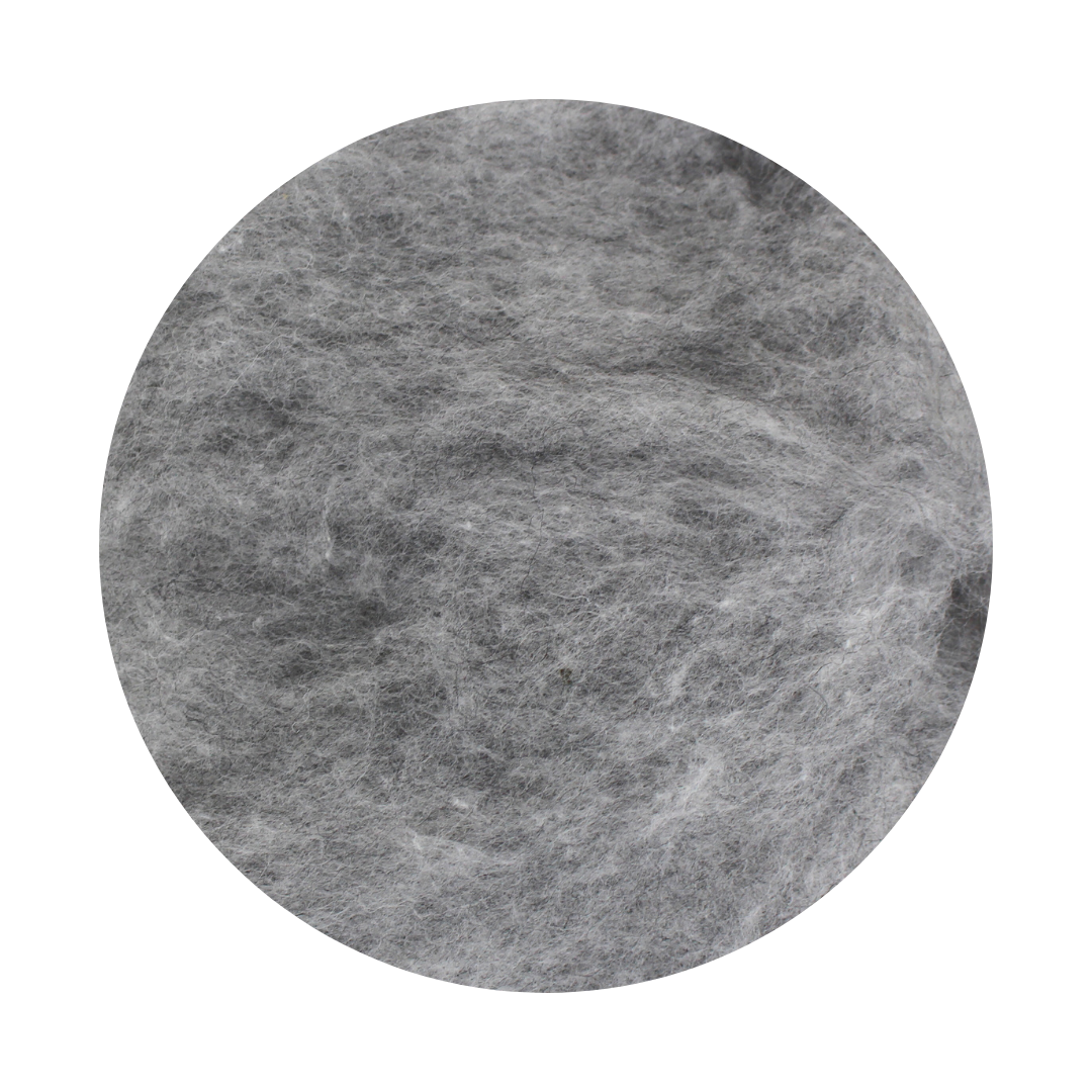 Mottled Grey Wool Bamboo Mix - The Makerss