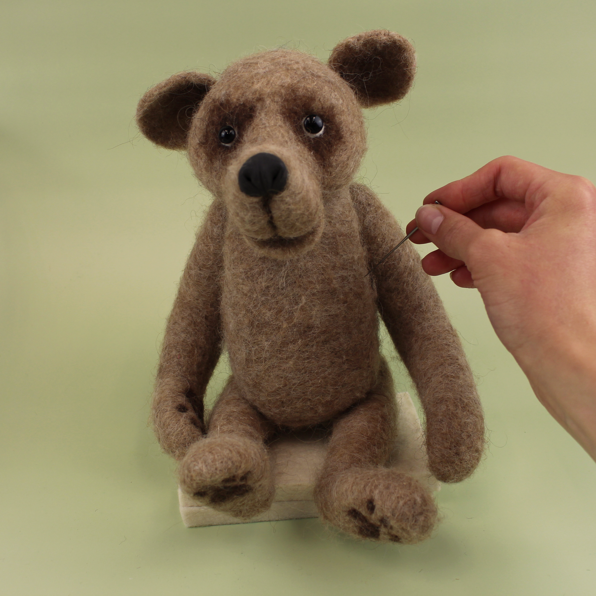 Jointed Vintage Bear Needle Felt Pack - The Makerss