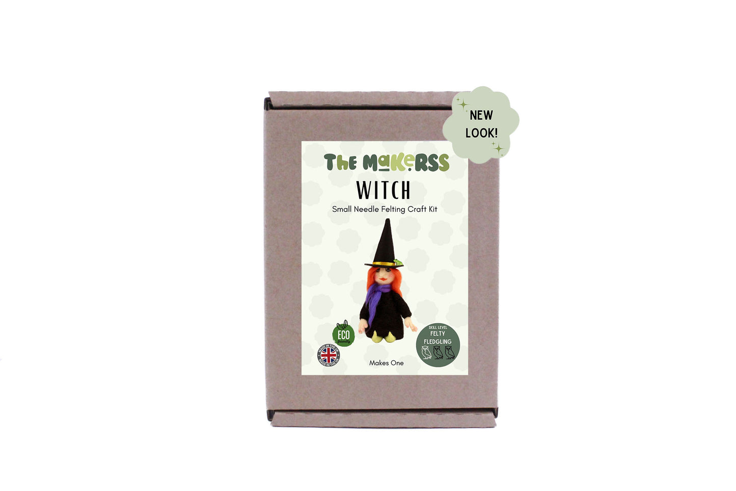 Witch Small Needle Felt Kit - The Makerss