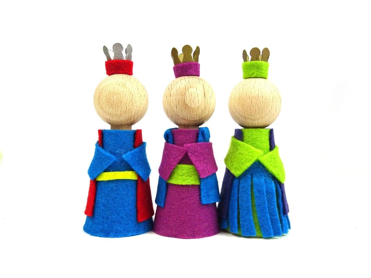 Felt Sheets wool-viscose mix for picture backing and clothes for small figures - The Makerss