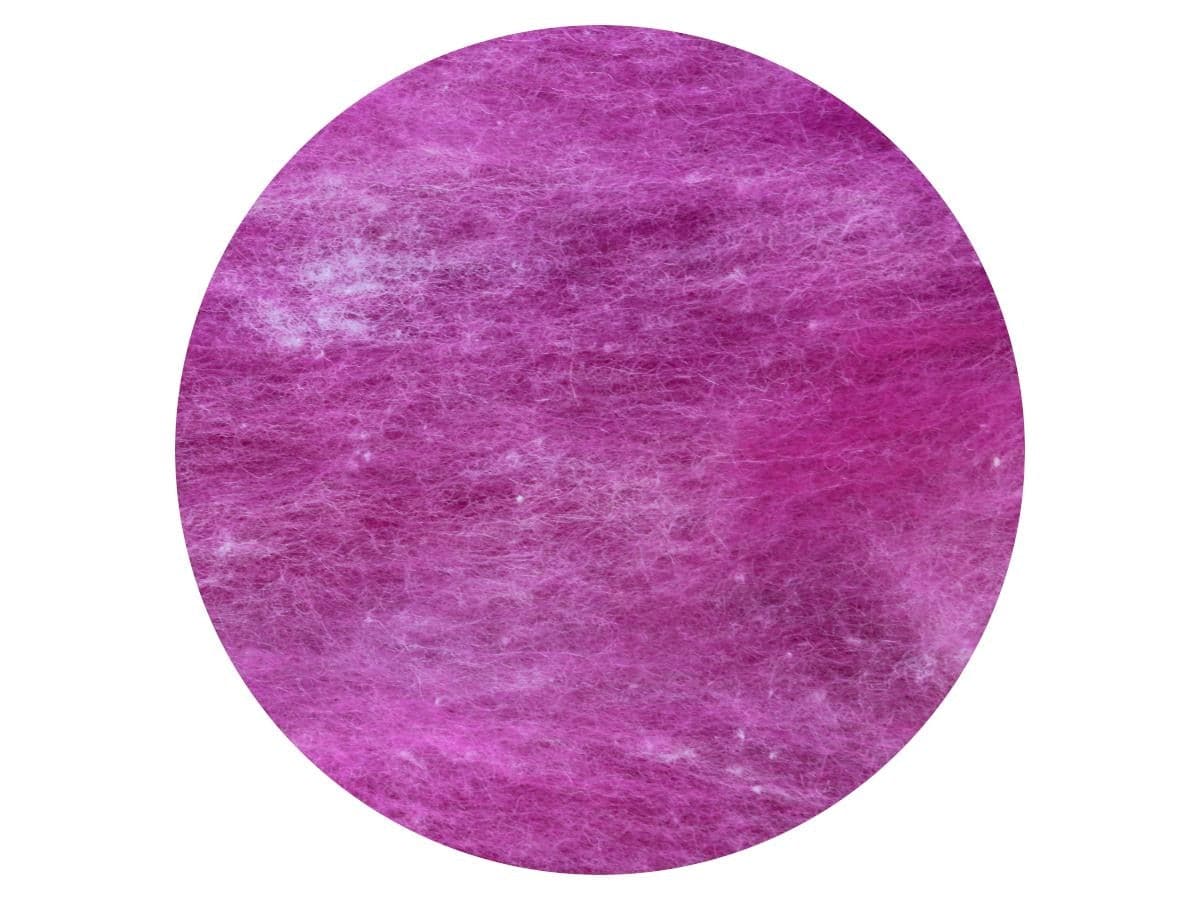 Cherry Blossom Mix - dyed Merino and silk wool batts - The Makerss