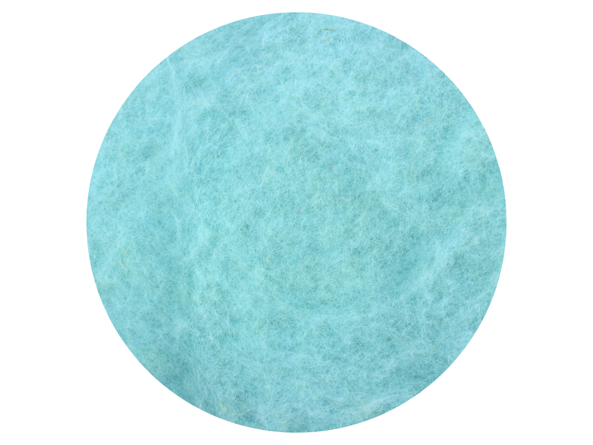 Aquamarine - dyed Mountain Sheep carded wool batts - various weights - The Makerss