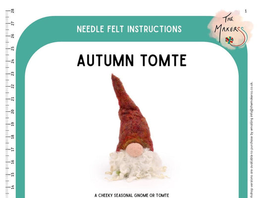 Autumn Tomte Instructions PDF - The Makerss