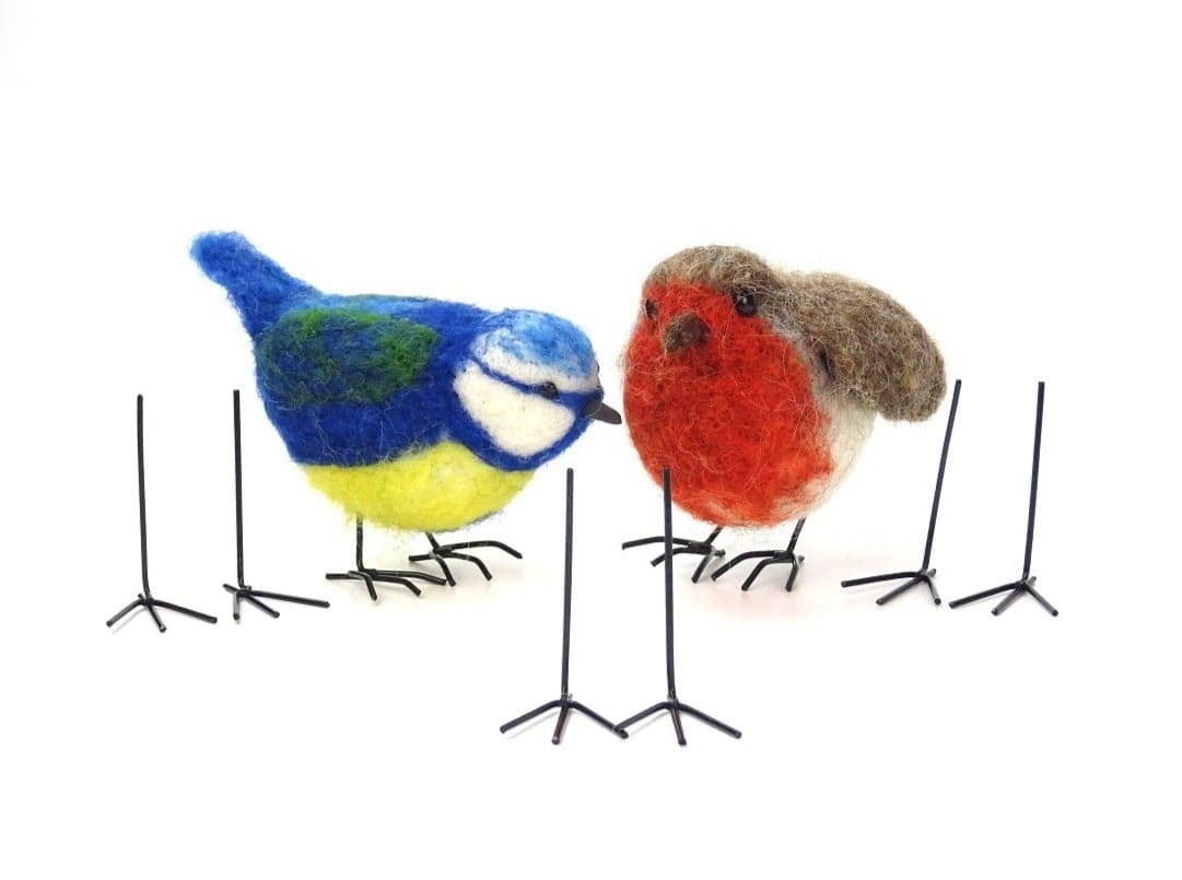 Wire bird legs - various sizes and colours - The Makerss