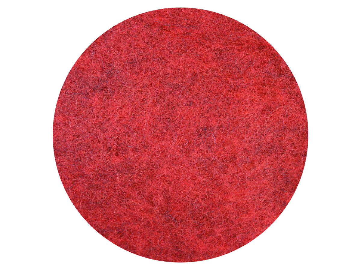 Deep Red Fox Variegated dyed New Zealand Merino & natural Stone Sheep carded wool batts - various weights - The Makerss