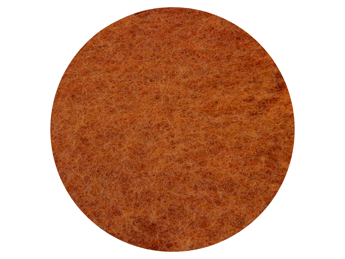 Fox Rust Brown dyed New Zealand Merino batts - various weights - The Makerss