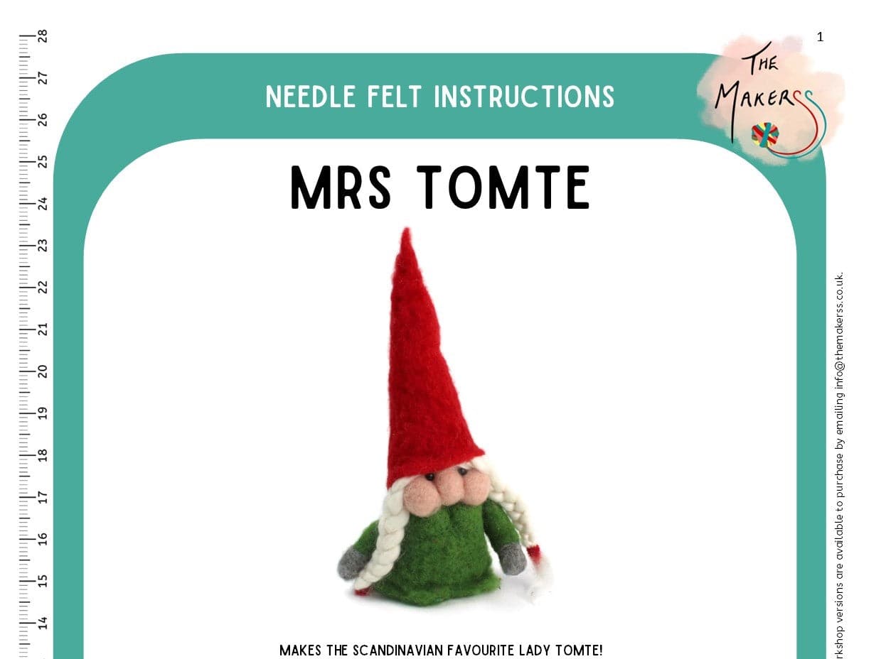 Mrs Tomte Instructions PDF - The Makerss