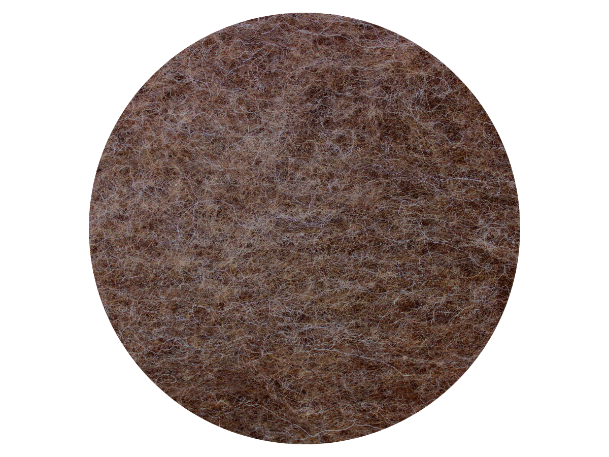 Brown - natural Mountain Sheep carded wool batts - various weights - The Makerss
