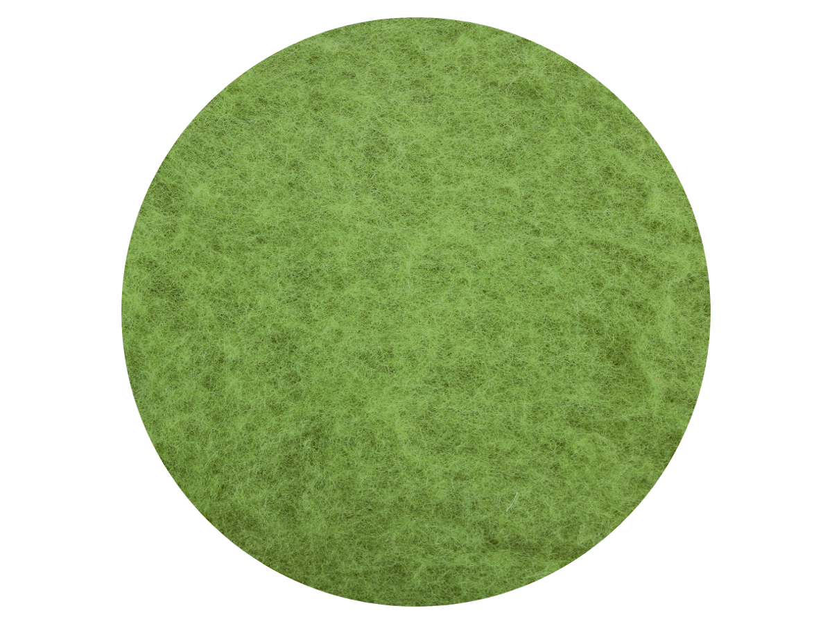 Pea Green - dyed New Zealand Merino carded wool batts - various weights - The Makerss