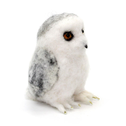 Snowy Owl Small Needle Felt Kit - The Makerss