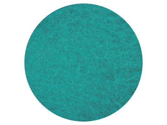 Turquoise - dyed Australian Merino carded wool batts - various weights - The Makerss