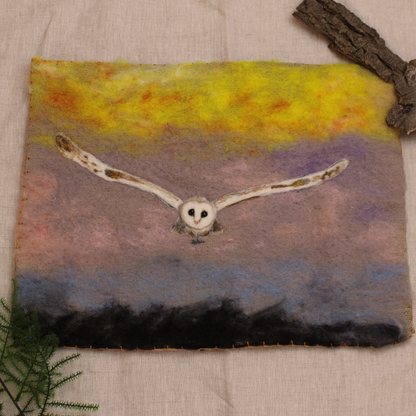 Owl in Flight Landscape Picture Kit - The Makerss