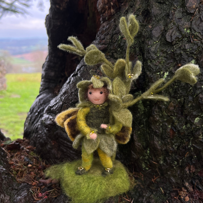 Official Flower Fairies™️ Box Tree Fairy Needle Felt Kit - The Makerss