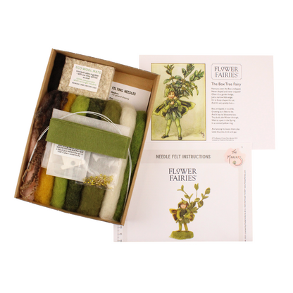 Official Flower Fairies™️ Box Tree Fairy Needle Felt Kit - The Makerss