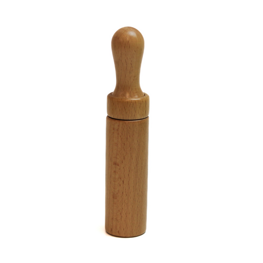 8-needle wooden needle holder including stand