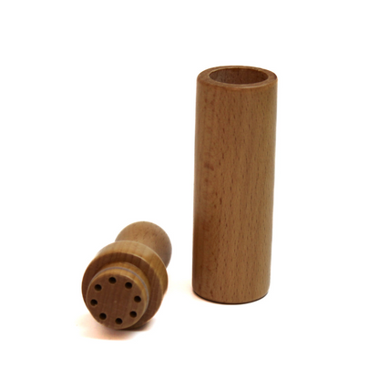 8-needle wooden needle holder including stand
