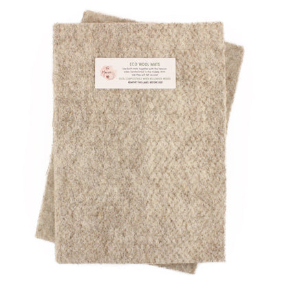 Large Eco Wool Felting Mat - square 20x20cm and A4 - The Makerss