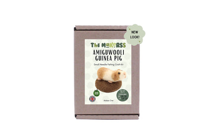 Guinea Pig Amiguwoolli Mini Needle Felt Kit - The Makerss