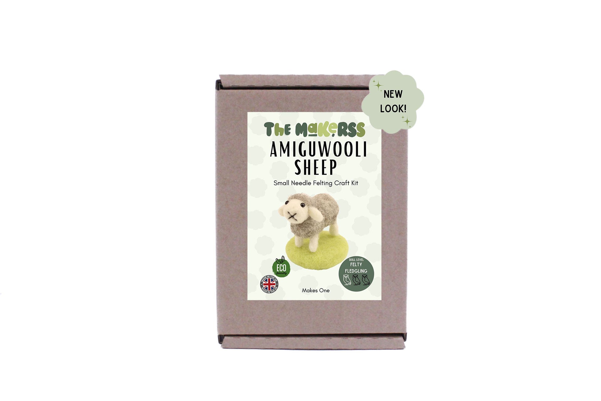 Sheep Amiguwoolli Mini Needle Felt Kit - The Makerss