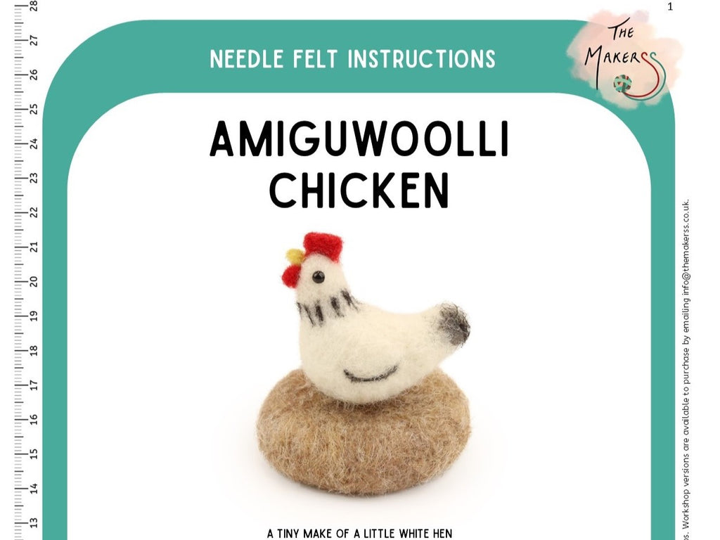 Chicken Amiguwoolli Instructions PDF - The Makerss