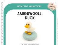 Duck Amiguwoolli Instructions PDF - The Makerss