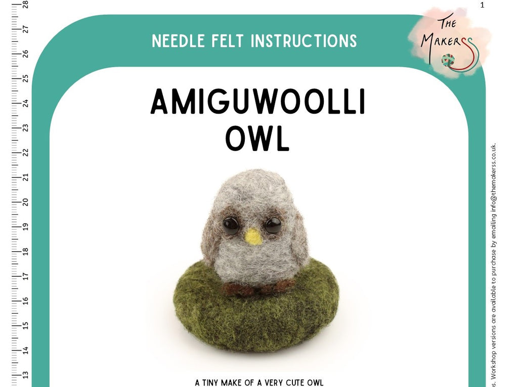 Owl Amiguwoolli Instructions PDF - The Makerss