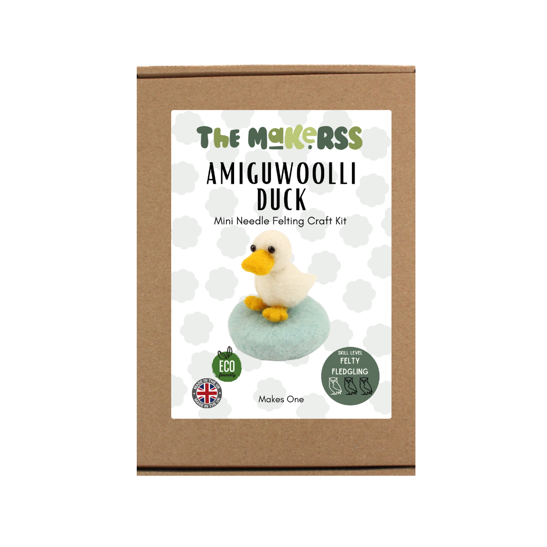 Duck Amiguwoolli Mini Needle Felt Kit - The Makerss