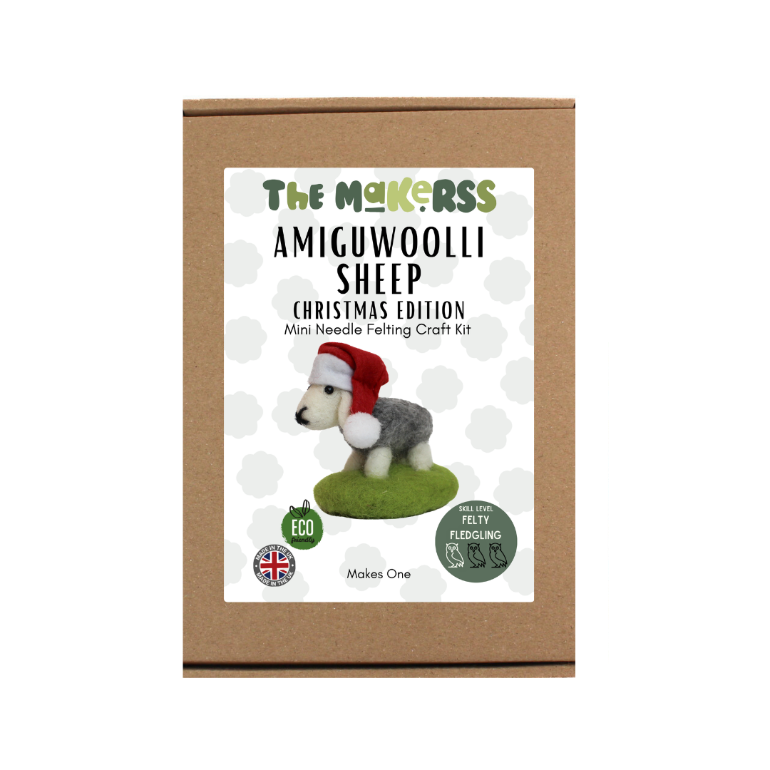 Sheep Amiguwoolli Christmas Mini Needle Felt Kit