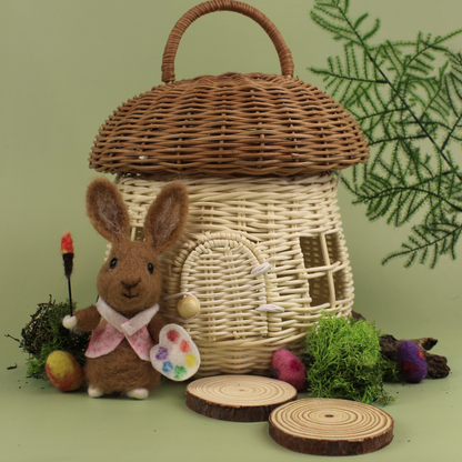 New! Artist Bunny Small Needle Felt Kit - The Makerss