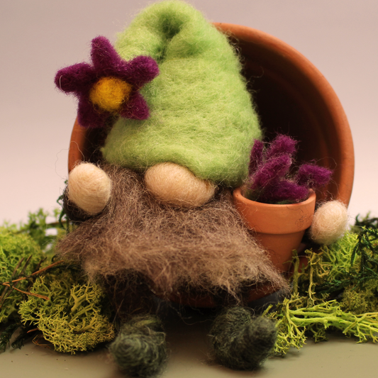 Nibble, Natter and Needle Felt Evening: Bloomin' Tomte Needle Felt Workshop 9th April 2026 - The Makerss