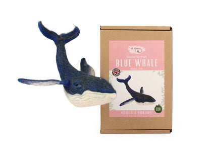 Blue Whale Needle Felt Pack - with or without tools - The Makerss