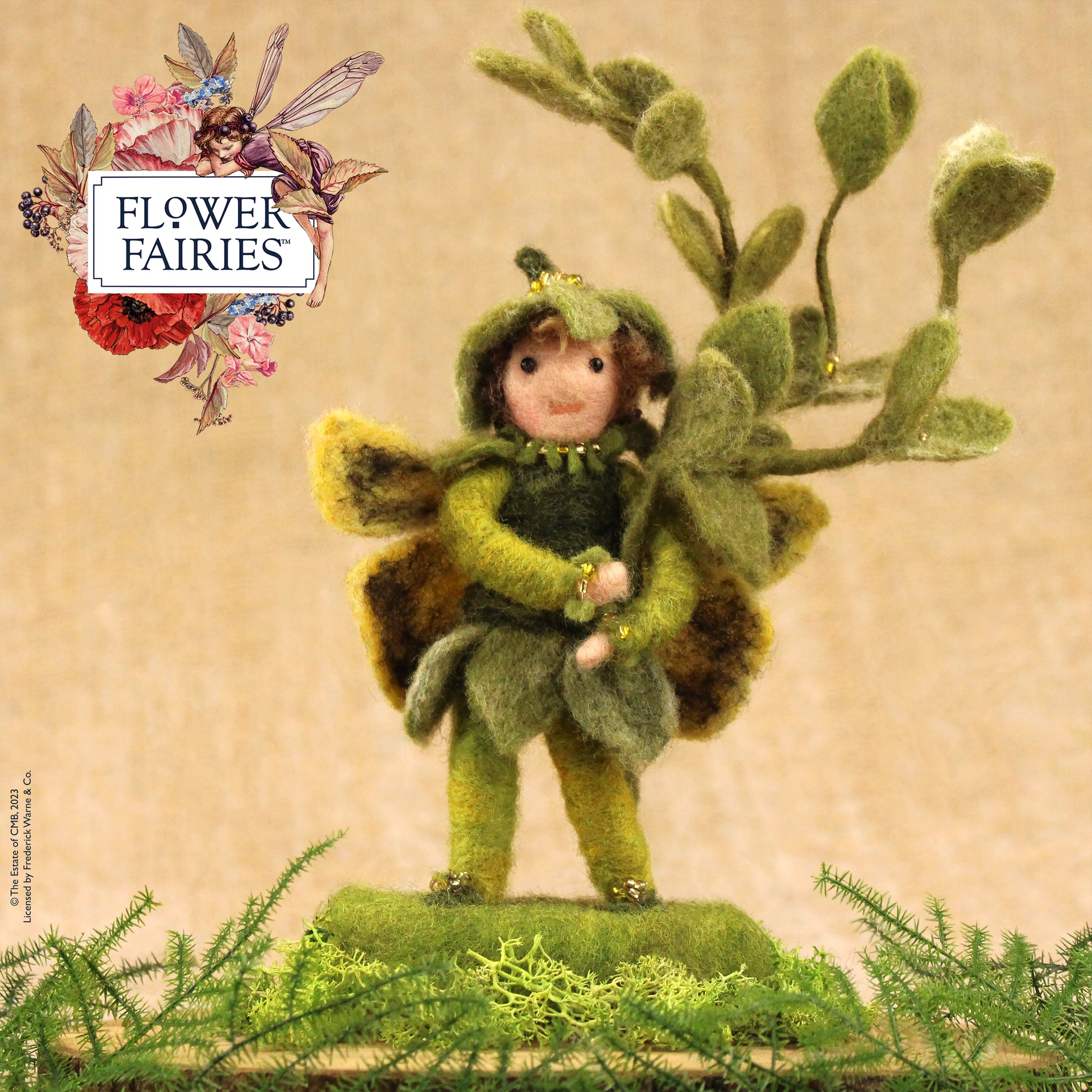 Official Flower Fairies™️ Box Tree Fairy Needle Felt Kit - The Makerss