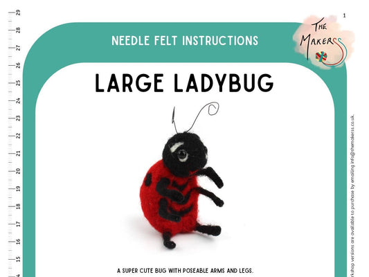 FLOCK - Large Ladybug Instructions PDF - The Makerss