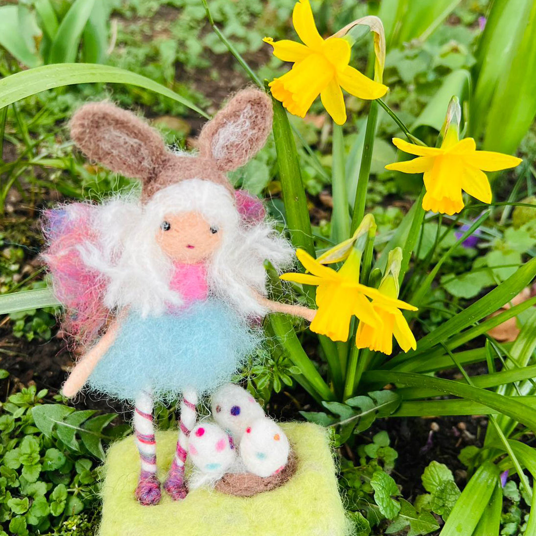Bunny Fairy Needle Felt Kit - The Makerss