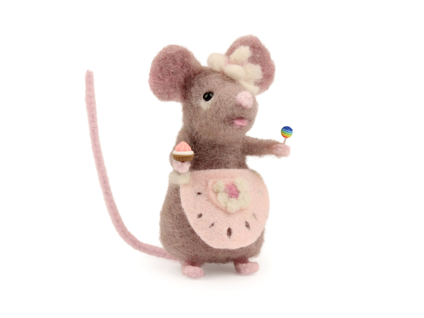 Candy Mouse Small Needle Felt Kit - The Makerss
