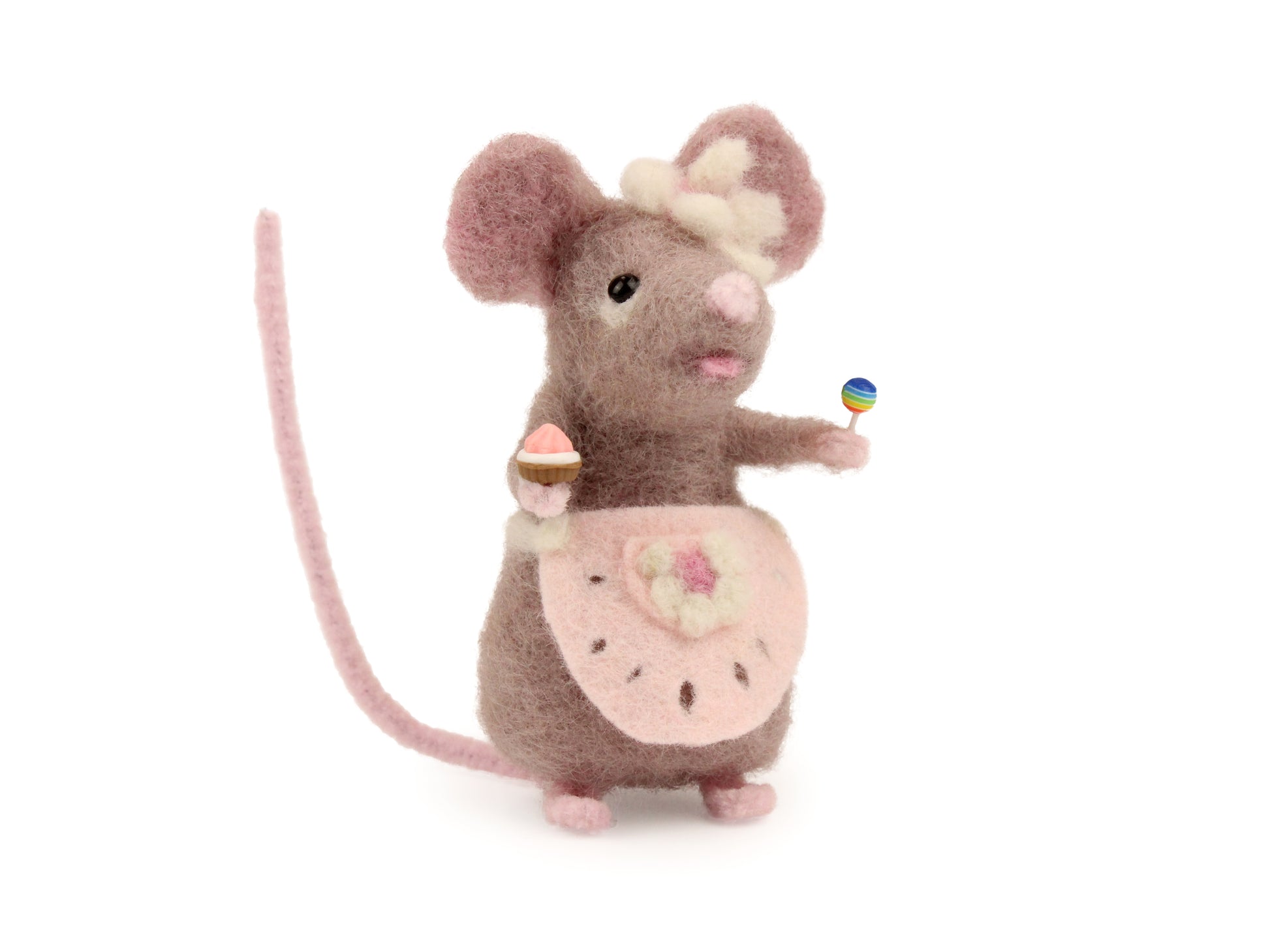 Candy Mouse Small Needle Felt Kit - The Makerss