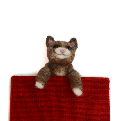 Cat Bookmark Needle Felting Zoom Workshop Wed 10th June - The Makerss