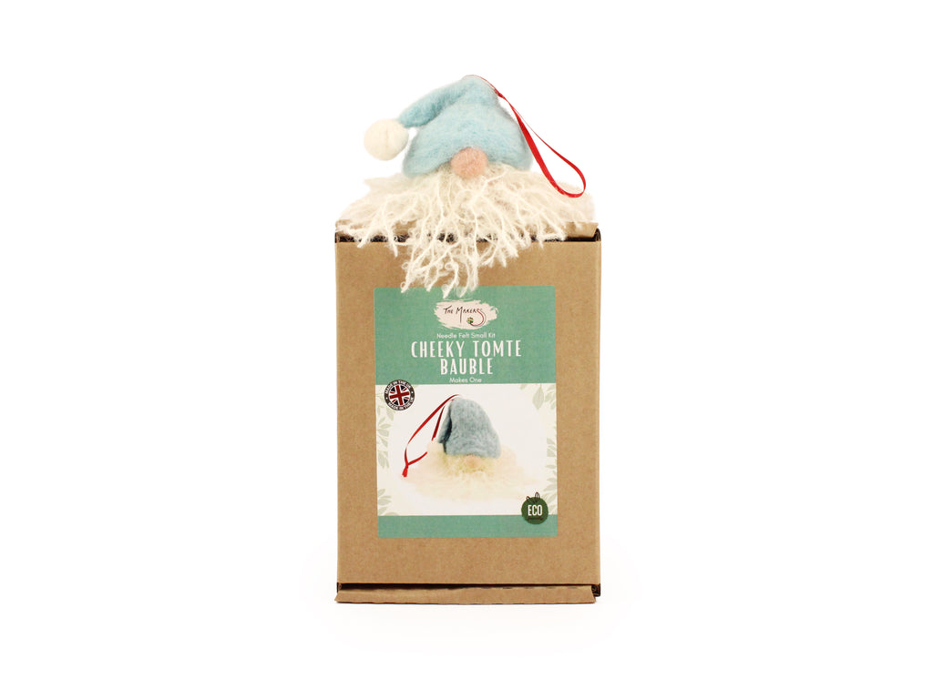 Cheeky Tomte Bauble Small Needle Felt Kit - The Makerss