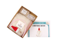 Christmas Mouse Small Needle Felt Kit - The Makerss