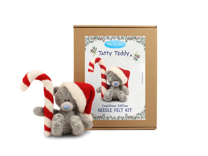 Tatty Teddy Needle Felt Kit Christmas Edition - The Makerss