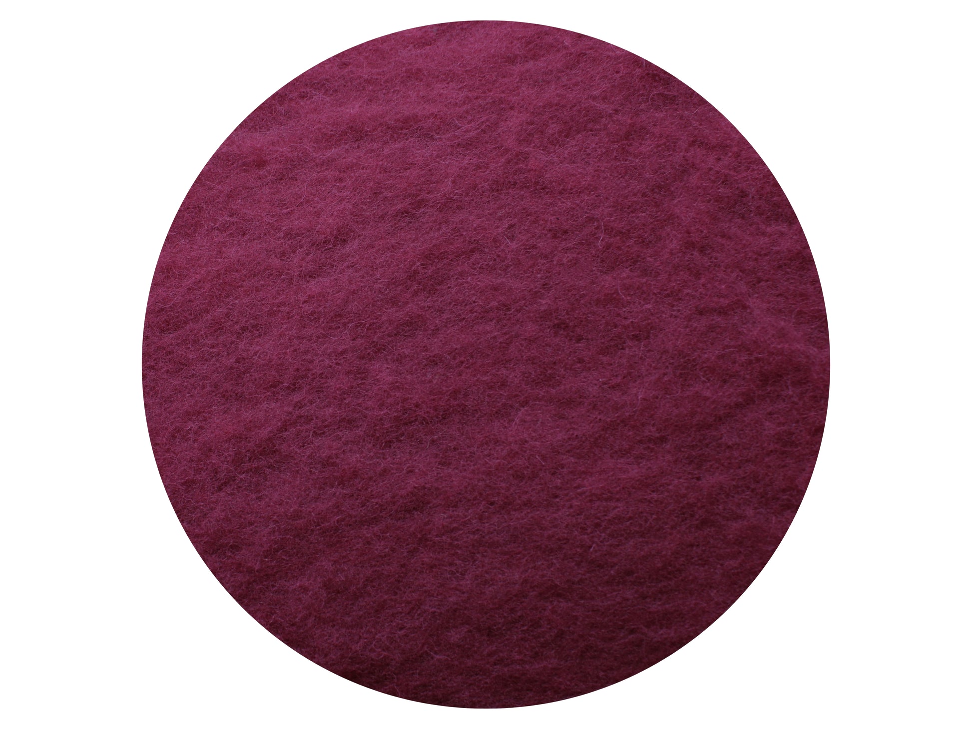 Claret Red - dyed New Zealand Merino Batts - The Makerss