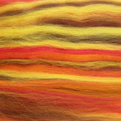 Copper Sky dyed Merino Wool Tops - The Makerss