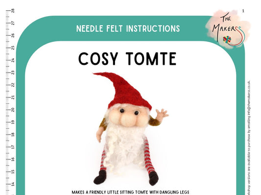 Cosy Tomte instructions PDF - The Makerss