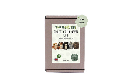 Craft Your Own Cat Needle Felt Kit - The Makerss