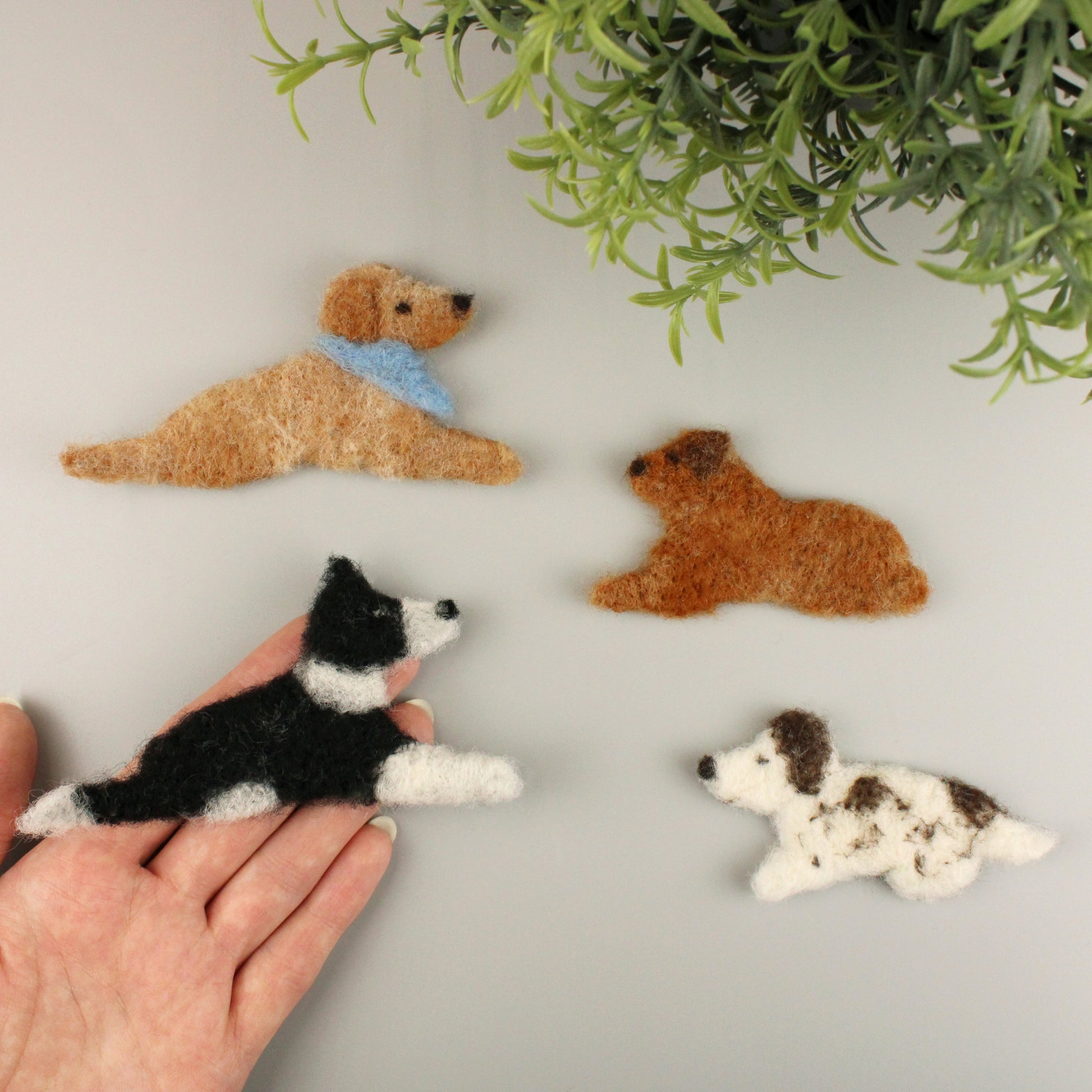 Dog and Cat Magnet Needle Felt Small Kit - The Makerss